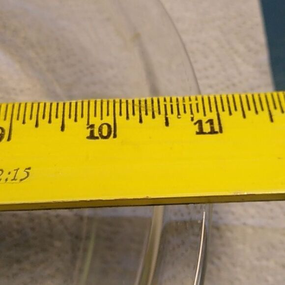 Pyrex #210 Glass Pie Pan 25cm 10 inch pan Cottagecore Grandmacore Countrycore - Picture 3 of 7